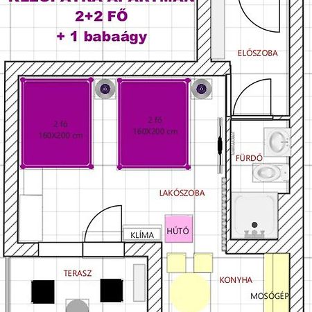 Kleopatra Apartman Hajdúszoboszló المظهر الخارجي الصورة